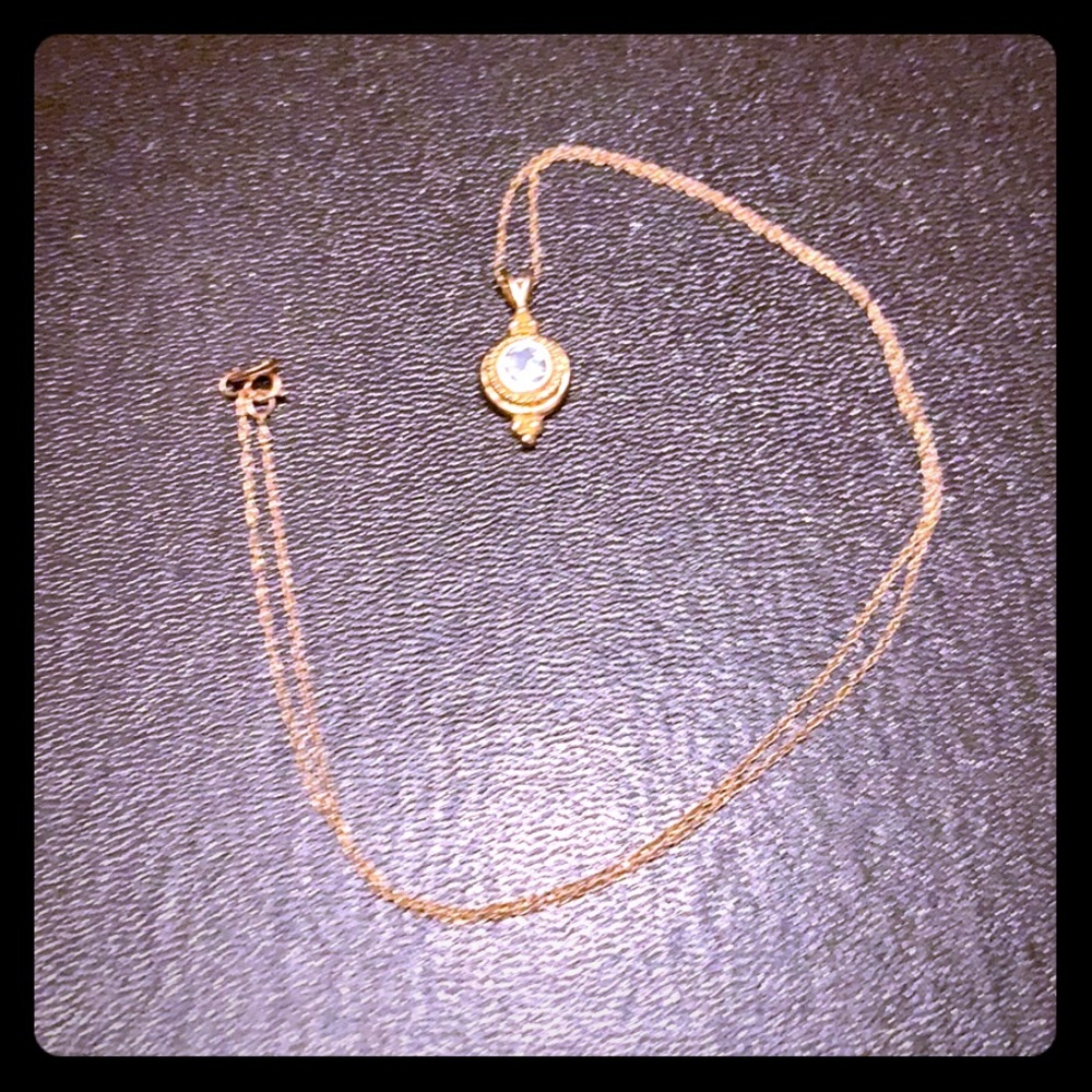 Beautiful and delicate aquamarine necklace!